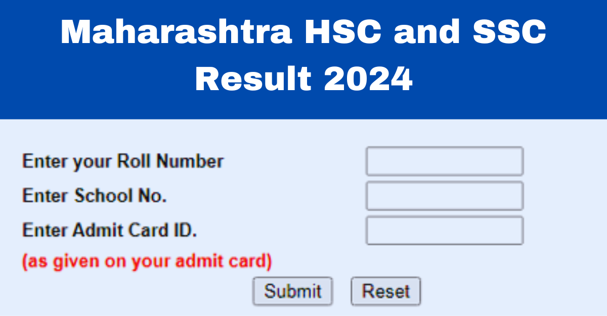 Maharashtra HSC and SSC Result 2024